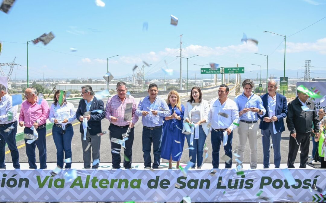 RICARDO GALLARDO ANUNCIA AMPLIACIÓN DE LA VÍA ALTERNA SUR HASTA EL EJE 140