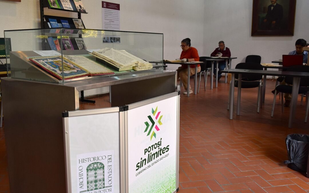 ARCHIVO HISTÓRICO EXHIBE ESCUDO DE ARMAS ORIGINAL DE SAN LUIS