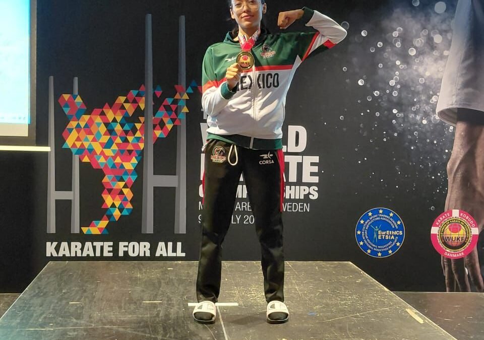 ATLETAS POTOSINAS DESTACAN EN MUNDIAL DE KARATE EN SUECIA