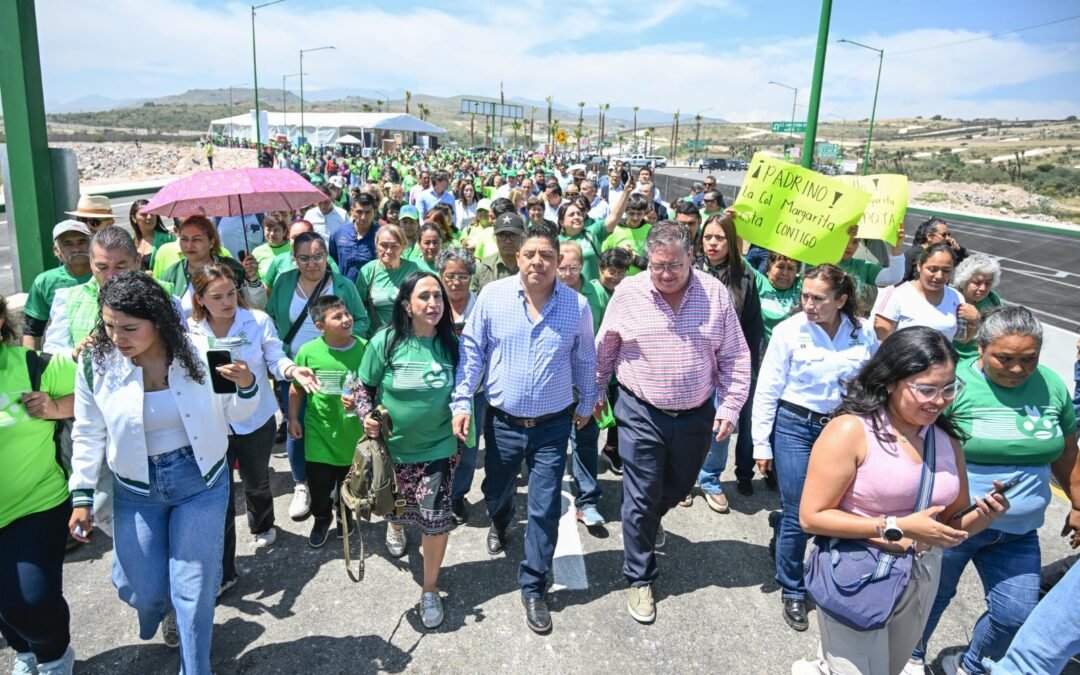 RICARDO GALLARDO LE CUMPLE A POTOSINOS AL ENTREGAR VÍA ALTERNA