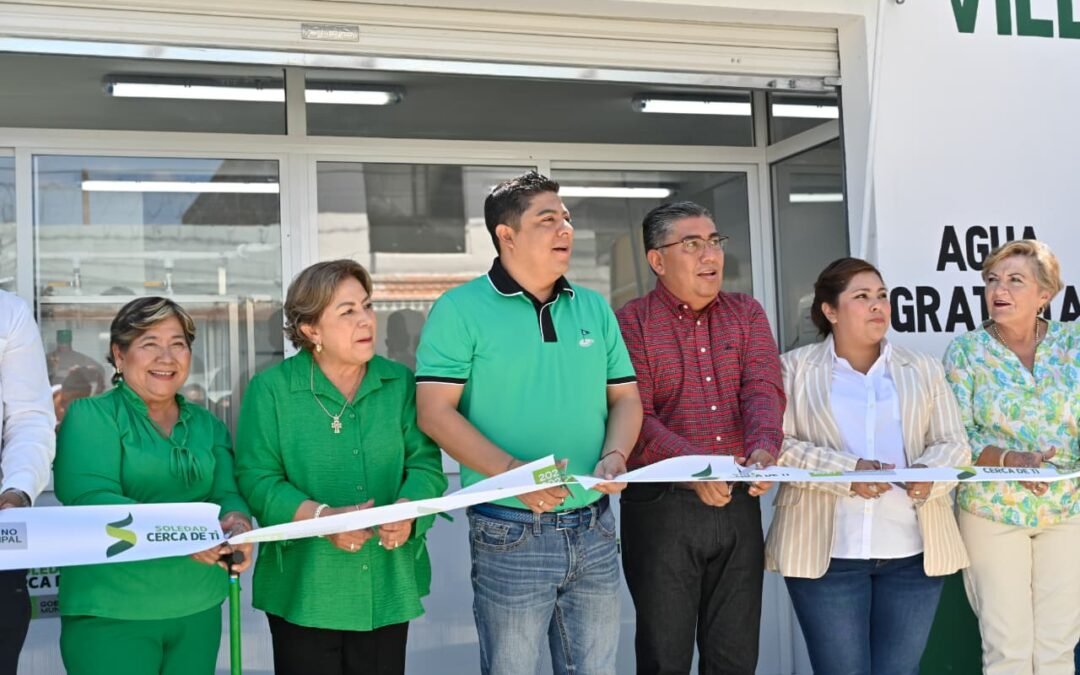 RICARDO GALLARDO ENTREGA ÁREA DEPORTIVA A FAMILIAS DE 3 MUNICIPIOS