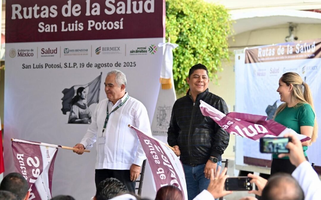 CON APOYO DE RICARDO GALLARDO INICIA EN SAN LUIS RUTAS DE LA SALUD