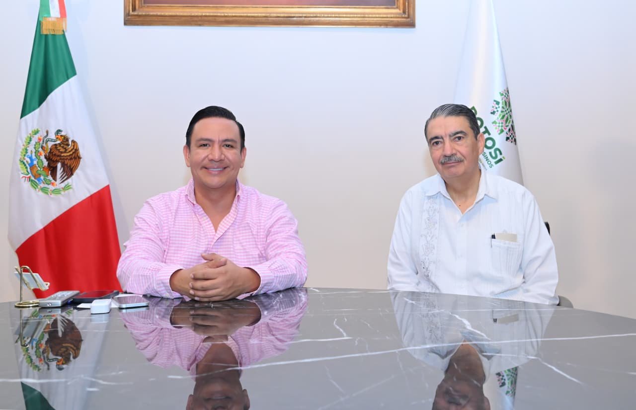 GOBIERNO DEL ESTADO SE REÚNE CON RECTOR DE LA UASLP
