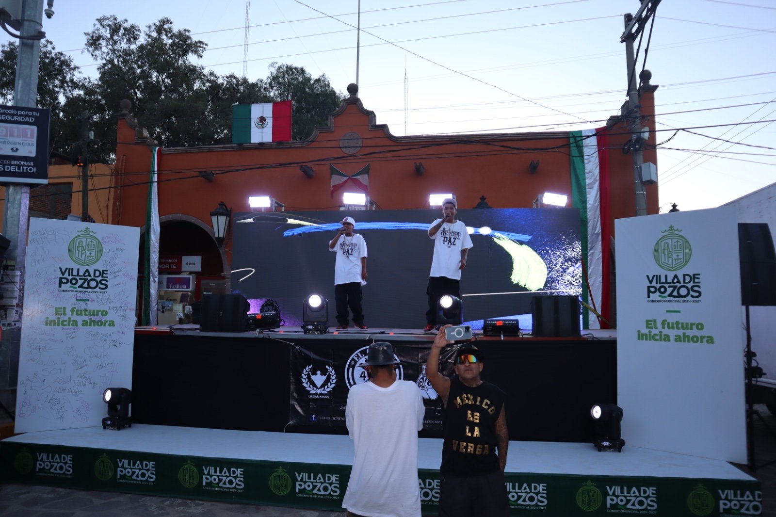 MÁS DE 500 JÓVENES PARTICIPAN EN LA MARCHA POR LA PAZ EN VILLA DE POZOS