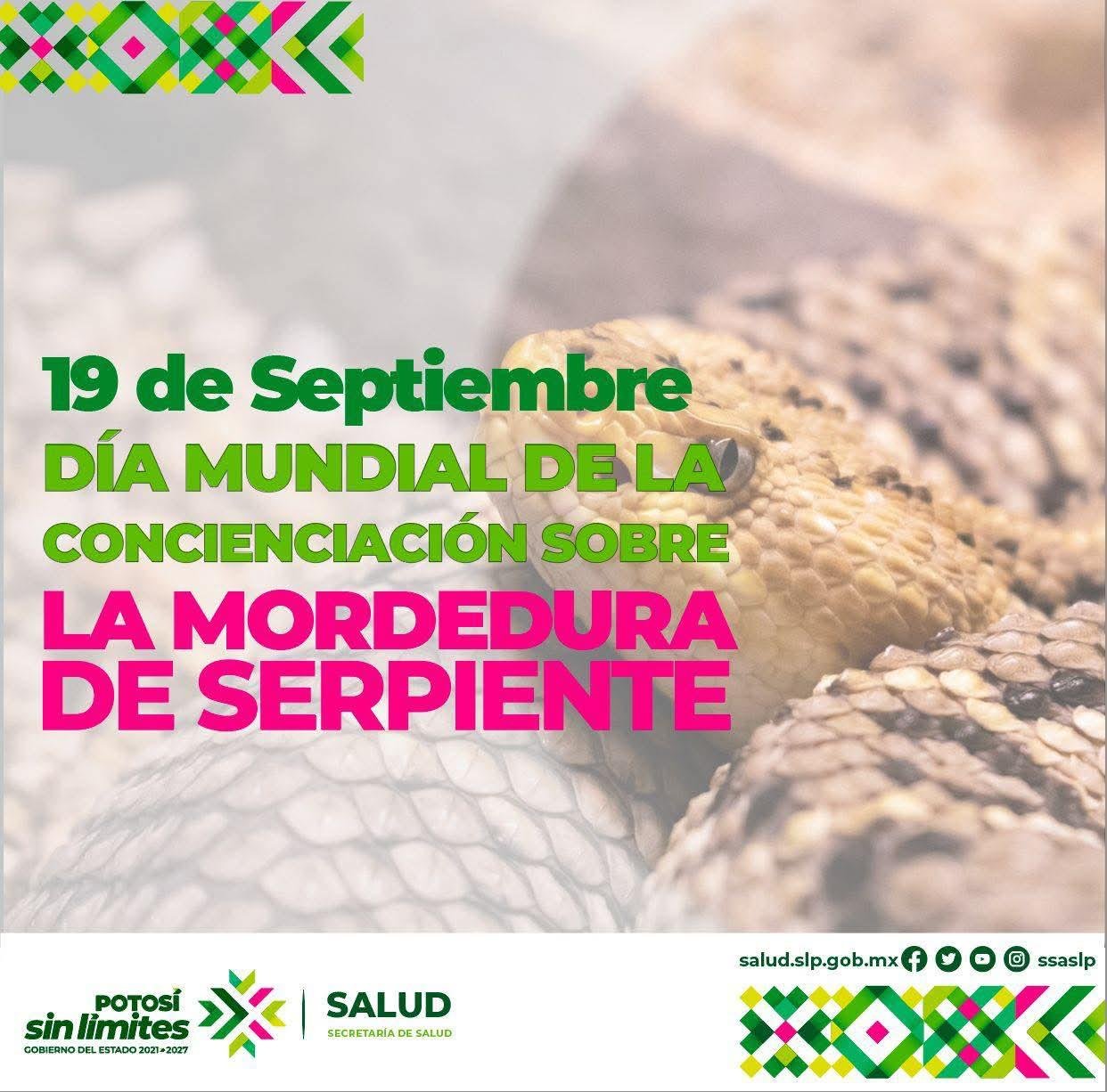 DÍA INTERNACIONAL DE LA CONCIENTIZACIÓN SOBRE LA MORDEDURA DE SERPIENTE