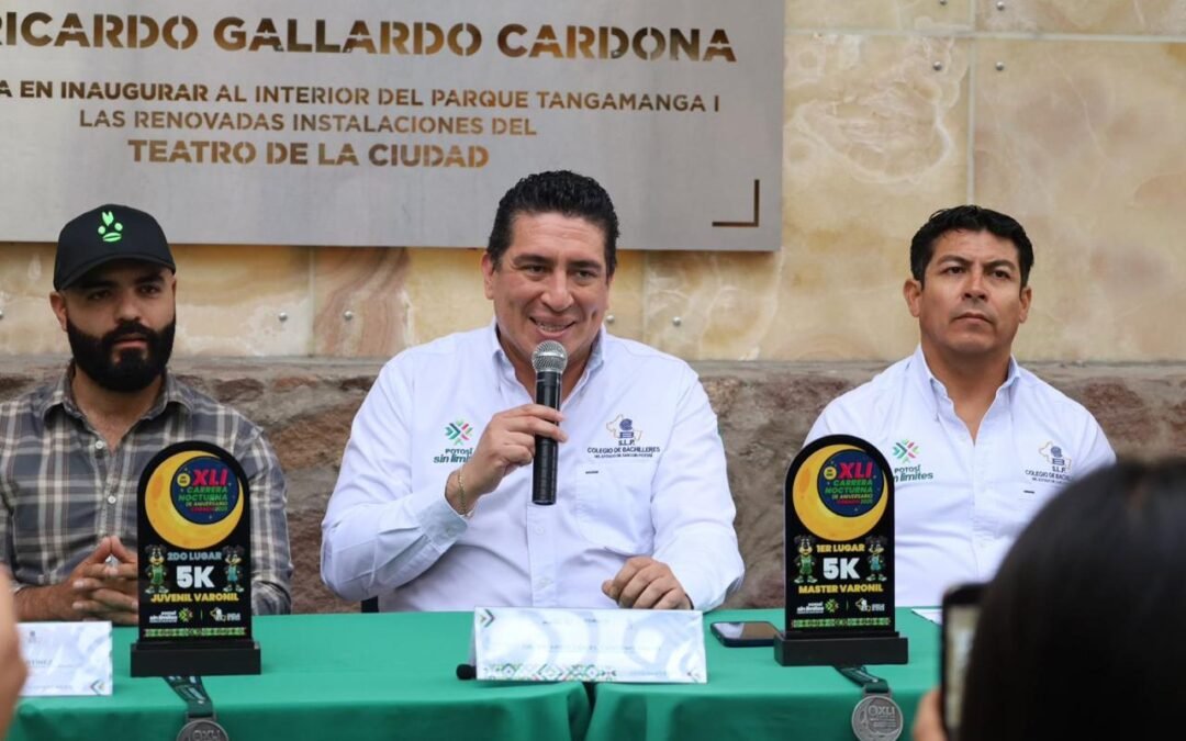 ORGANIZA ESTADO CARRERA NOCTURNA POR ANIVERSARIO DEL COBACH