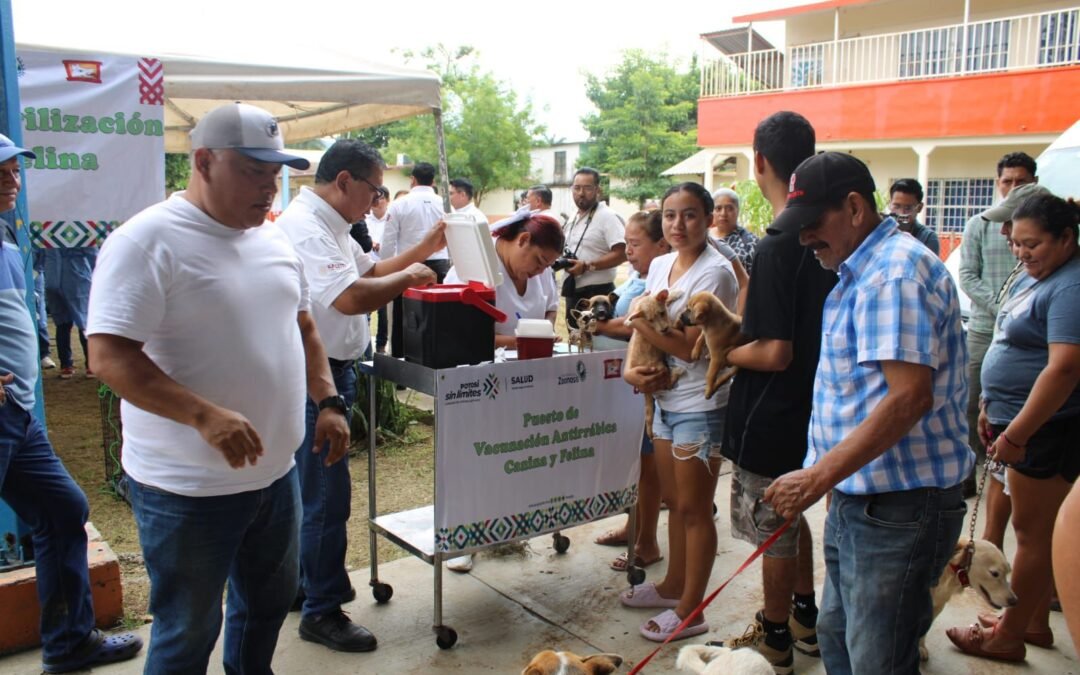 ARRANCA SEGUNDA SEMANA DE VACUNACIÓN ANTIRRÁBICA