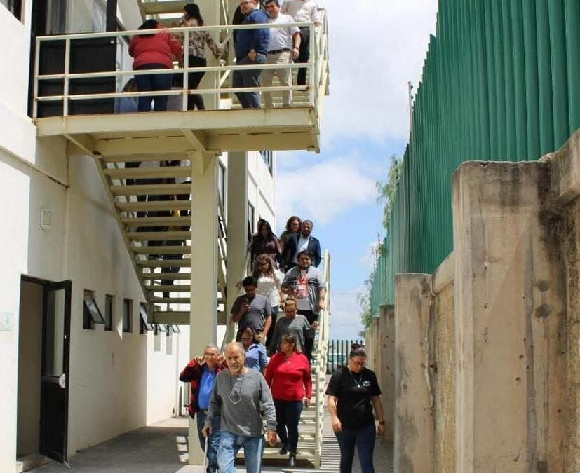 EVACUACIÓN DE 4 MINUTOS CON 5 SEGUNDOS REGISTRA EL SIMULACRO DE LA SECRETARÍA DE SALUD