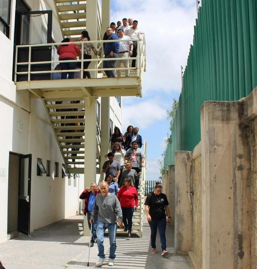 EVACUACIÓN DE 4 MINUTOS CON 5 SEGUNDOS REGISTRA EL SIMULACRO DE LA SECRETARÍA DE SALUD