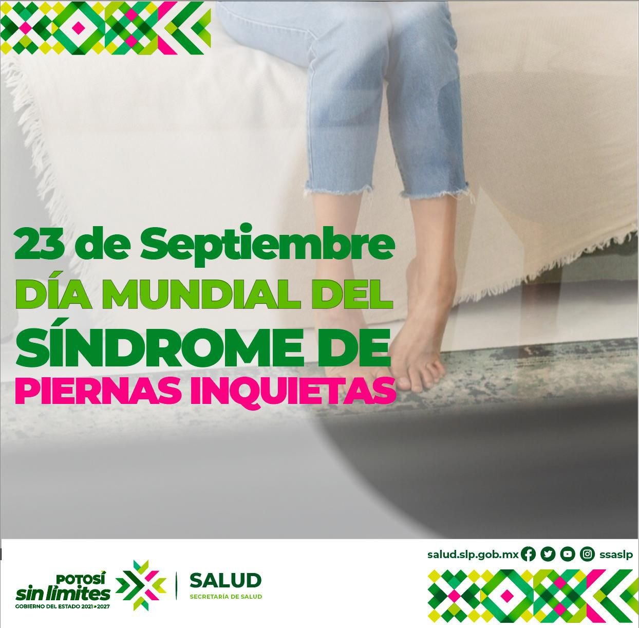 DÍA MUNDIAL DEL SÍNDROME DE PIERNAS INQUIETAS