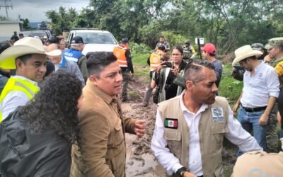 GOBERNADOR RICARDO GALLARDO SUPERVISA ATENCIÓN A FAMILIAS AFECTADAS EN LA HUASTECA