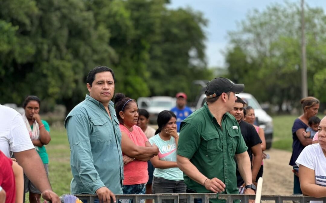 REFUERZAN APOYOS EN LA HUASTECA TRAS AFECTACIONES POR LLUVIAS