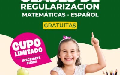 GOBIERNO ESTATAL OFRECE CLASES GRATUITAS DE REGULARIZACIÓN