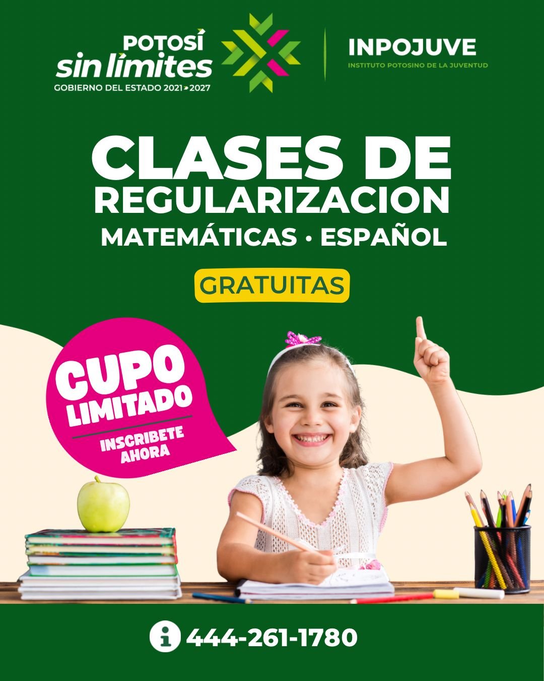 GOBIERNO ESTATAL OFRECE CLASES GRATUITAS DE REGULARIZACIÓN
