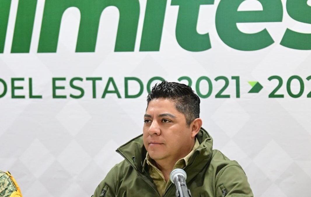 RICARDO GALLARDO REPORTA A LA PRESIDENTA DE MEXICO OPERATIVOS DE APOYO POR AFECTACIONES EN LA HUASTECA