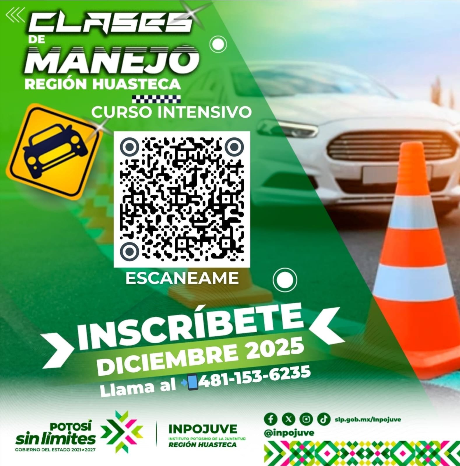 ABREN CONVOCATORIA PARA CLASES DE MANEJO EN LA REGIÓN HUASTECA