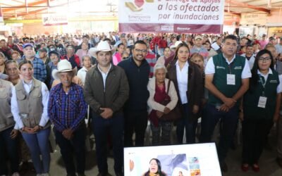 ESTADO FORTALECE APOYOS A FAMILIAS AFECTADAS POR LLUVIAS EN LA HUASTECA