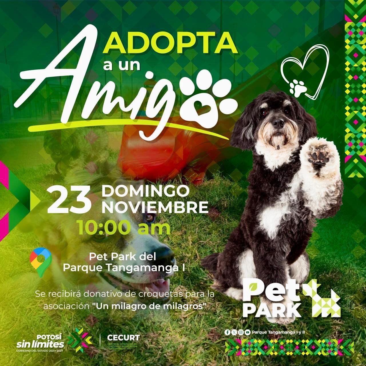 NVITAN PARQUES TANGAMANGA A GRANDES EVENTOS ESTE FIN DE SEMANA