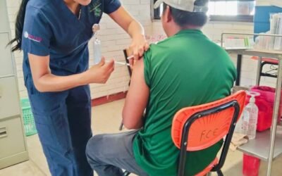 REPORTA SECTOR  SALUD AVANCE DEL 13.5% EN VACUNACIÓN CONTRA INFLUENZA.