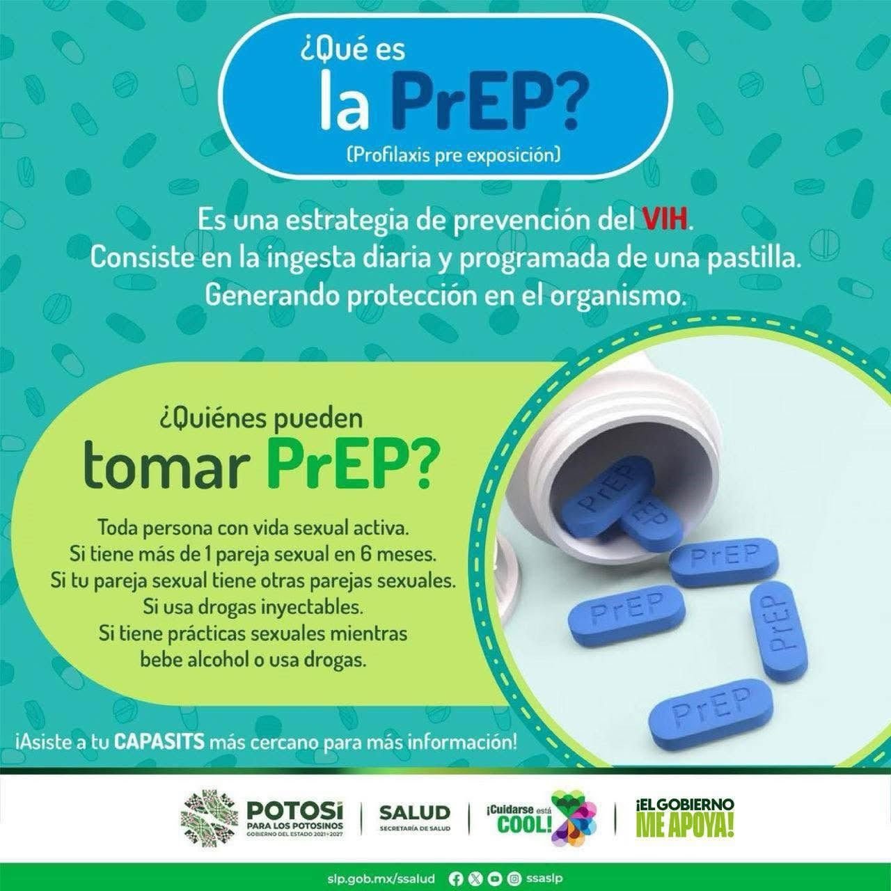 ACTIVO EL PROGRAMA DE PROFILAXIS PRE EXPOSICIÓN (PREP) EN SAN LUIS POTOSÍ