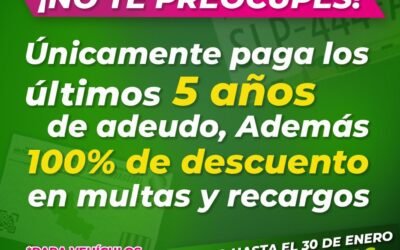 REGULARIZACIÓN VEHICULAR ALIVIA CARGA A LAS FAMILIAS