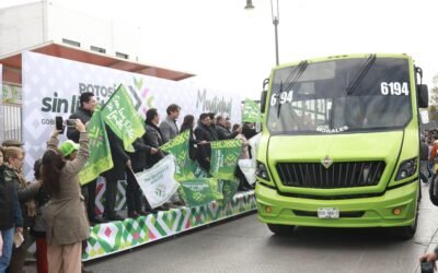 RICARDO GALLARDO RENUEVA TRANSPORTE PÚBLICO URBANO