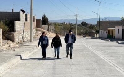 GOBIERNO ESTATAL SUPERVISA AVANCES EN OBRA URBANA EN CHARCAS