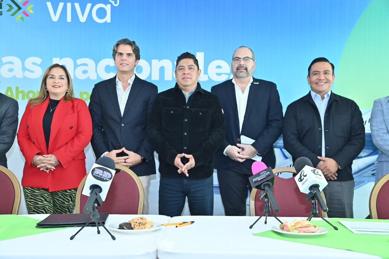 RICARDO GALLARDO LOGRA NUEVAS RUTAS AÉREAS A CDMX Y MONTERREY