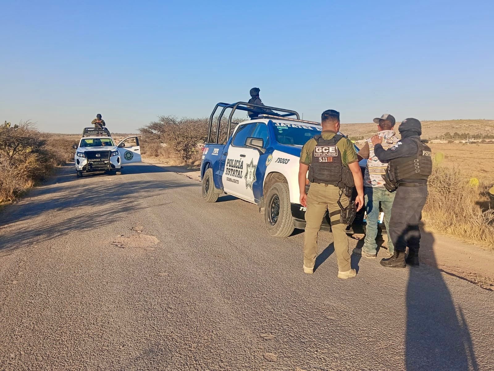 GUARDIA CIVIL ESTATAL FORTALECE OPERATIVO ESTRATÉGICO CON ESTADOS VECINOS