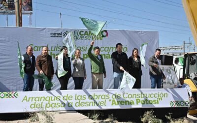 RECONOCEN AL GOBERNADOR RICARDO GALLARDO CARDONA OBRA DEL PASO A DESNIVEL CIRCUITO ARENA POTOSÍ