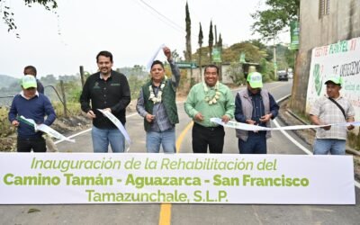 RECONSTRUYE RICARDO GALLARDO CUATRO CARRETERAS MÁS DE TAMAZUNCHALE