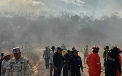 FORTALECE GOBIERNO RESPUESTA INMEDIATA ANTE INCENDIOS FORESTALES
