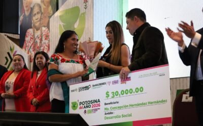 CONCEPCIÓN HERNÁNDEZ, RECONOCIDA COMO “POTOSINA DEL AÑO”