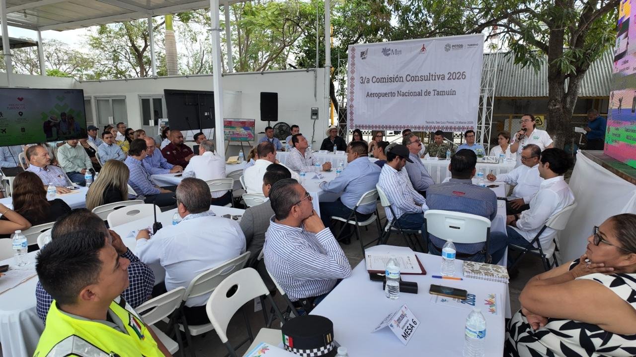 ESTADO IMPULSA COORDINACIÓN PARA FORTALECER EL AEROPUERTO DE TAMUÍN