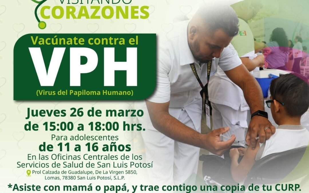 GOBIERNO ESTATAL REFUERZA PROTECCIÓN A ADOLESCENTES CON VACUNACIÓN CONTRA EL VPH