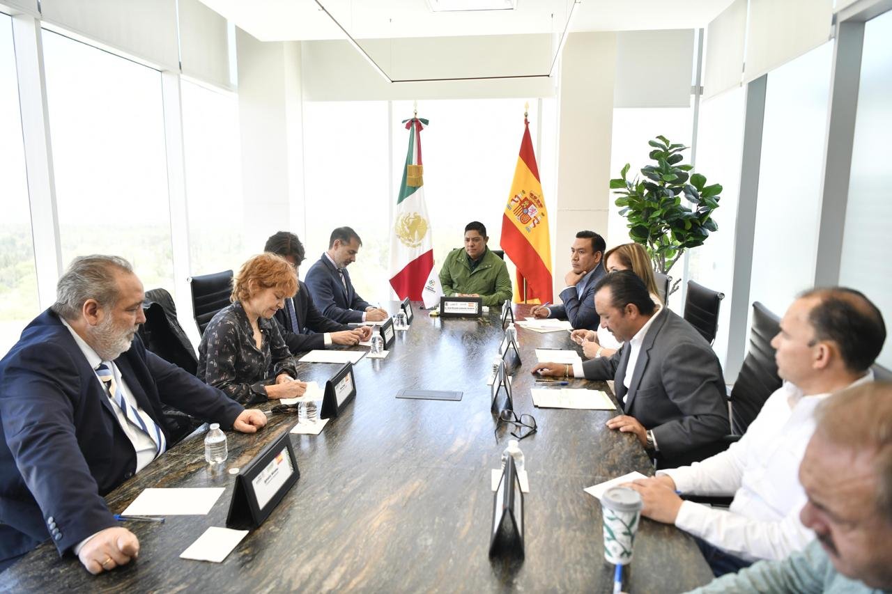 RICARDO GALLARDO FORTALECE RELACIÓN INSTITUCIONAL CON ESPAÑA