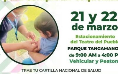 ESTE FIN DE SEMANA, JORNADA DE VACUNACIÓN CON ÉNFASIS EN SARAMPIÓN