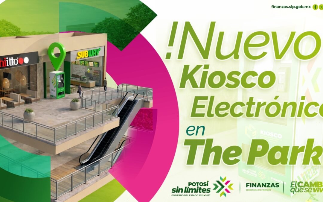 ESTADO INSTALA NUEVO KIOSCO ELECTRÓNICO EN PLAZA THE PARK