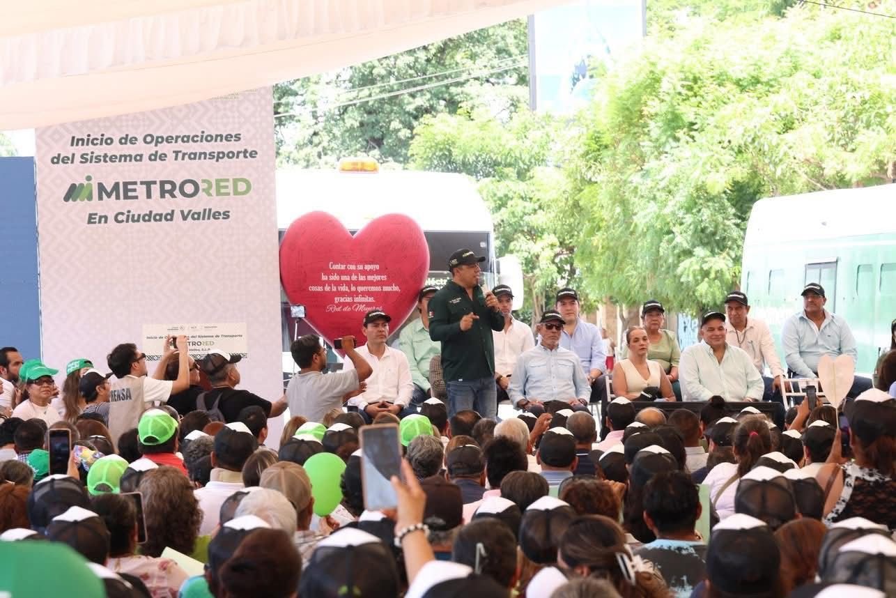 RED METRO FACILITARÁ LA MOVILIDAD DE MÁS FAMILIAS EN LA HUASTECA POTOSINA