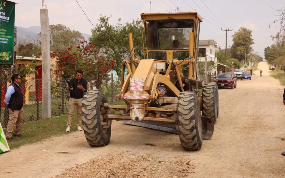 RICARDO GALLARDO LLEVA MÁS OBRA VIAL Y DEPORTIVA A CIUDAD DEL MAÍZ