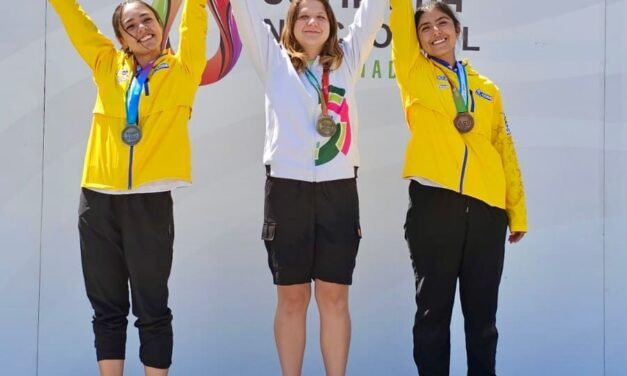 SAN LUIS CELEBRA TRIPLE ORO EN TIRO CON ARCO