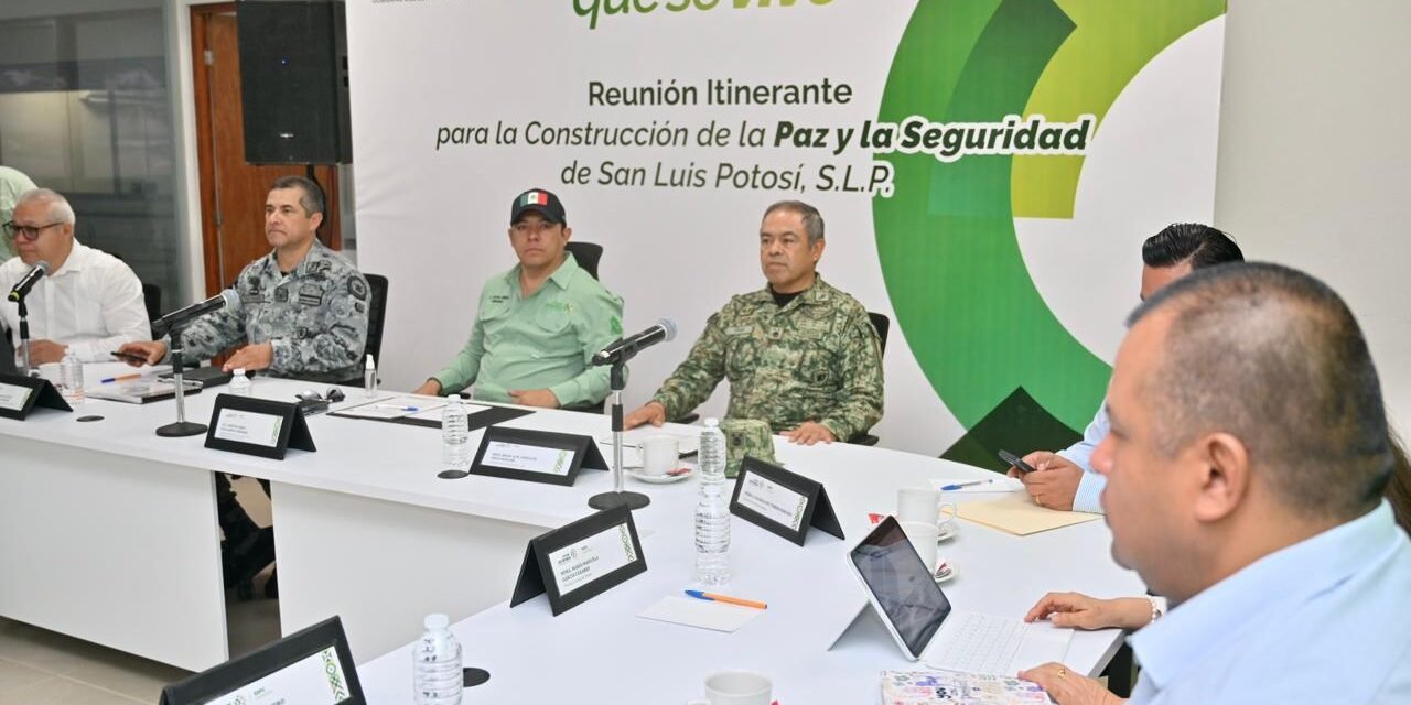RICARDO GALLARDO CONSOLIDA ESTRATEGIA DE SEGURIDAD EN LA HUASTECA POTOSINA