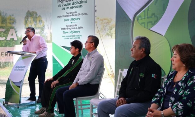 GOBIERNO ESTATAL IMPULSA NUEVOS ESPACIOS EDUCATIVOS EN SOLEDAD