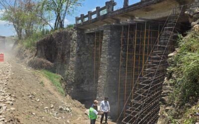 GOBIERNO ESTATAL REPARA PUENTE DE LA SAGRADA FAMILIA
