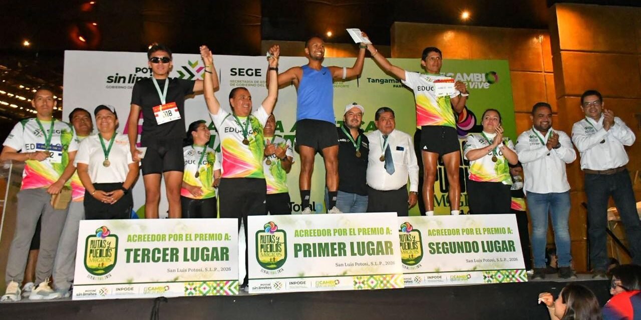 HISTÓRICA FIESTA DEPORTIVA VIVIÓ EL MAGISTERIO POTOSINO CON QUINTA CARRERA ATLÉTICA