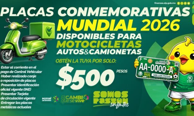 MOTOCICLISTAS SE ACTUALIZAN CON PLACAS MUNDIALISTAS