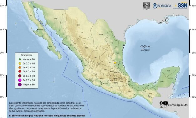 NUEVO MOVIMIENTO SÍSMICO SE REGISTRA EN LA HINCADA, CIUDAD VALLES