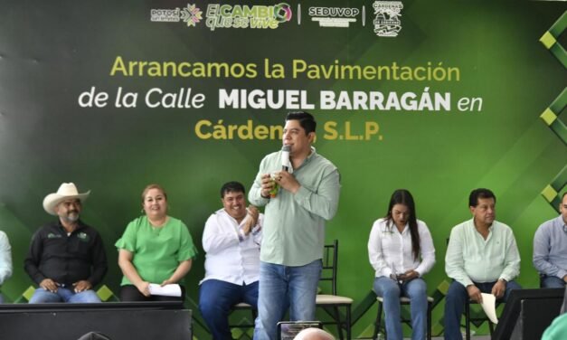 RICARDO GALLARDO IMPULSA LA MOVILIDAD EN CÁRDENAS CON OBRAS VIALES