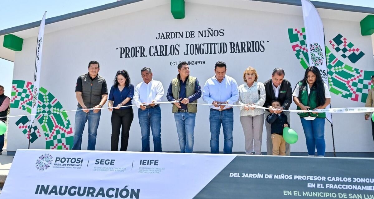 RICARDO GALLARDO CONSOLIDA INFRAESTRUCTURA EDUCATIVA