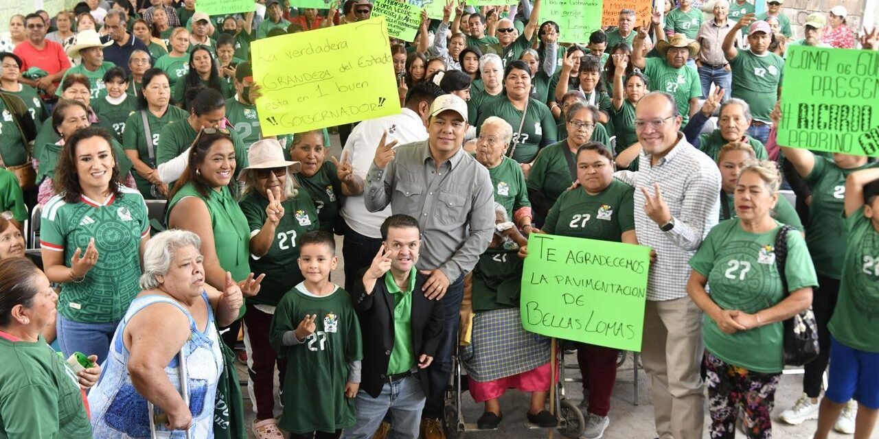 RICARDO GALLARDO TRANSFORMARÁ CALLES DE BELLAS LOMAS